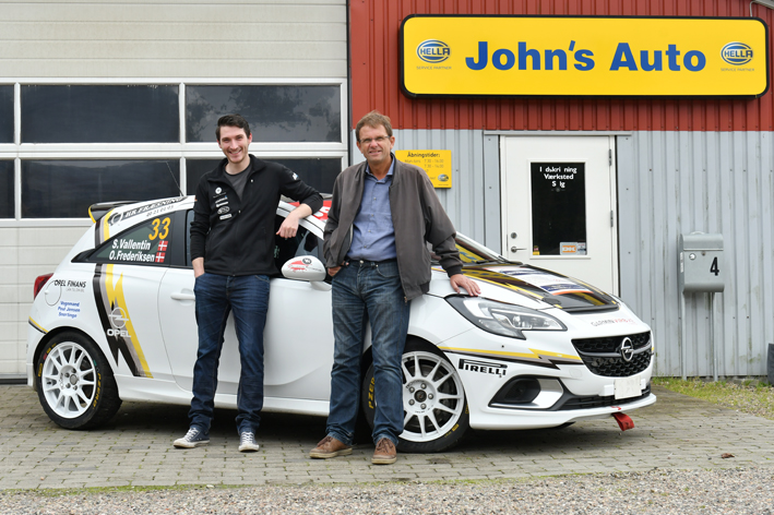 Henrik Såby Andersen (t.h.) og Simon Vallentin har lavet en aftale, som sikrer sidstnævnte start i de resterende tre runder af den internationale Tour European Rally-turnering
(Foto: TER)
